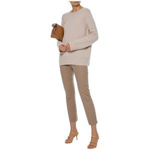 The Row Tan Cropped Pants